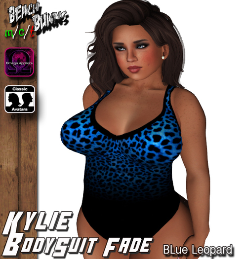 BB. Kylie BodySuit Fade (Purple Leopard)