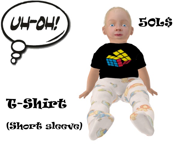 Newborn T-Shirt Cube II for CC