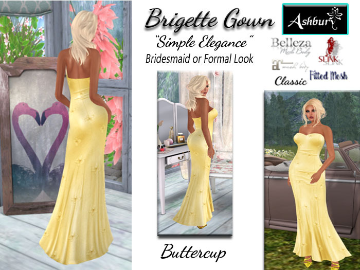 [ASHBURY] Brigette Formal-BUTTERCUP
