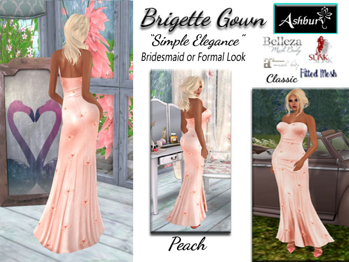 [ASHBURY] Brigette Formal-PEACH