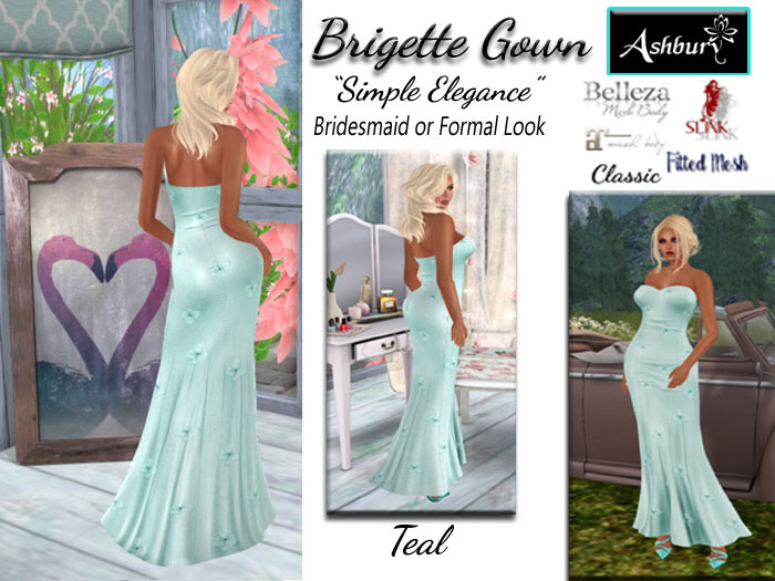 [ASHBURY] Brigette Formal-TEAL