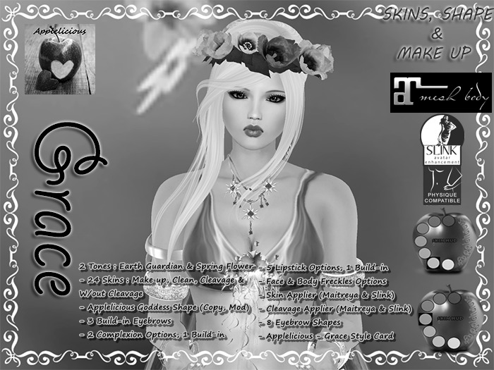 Applelicious - Jessi Shape, SKins & Make Ups + Appliers DEMO