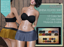 Addams // Jimena Pleated MiniSkirt // FATPACK