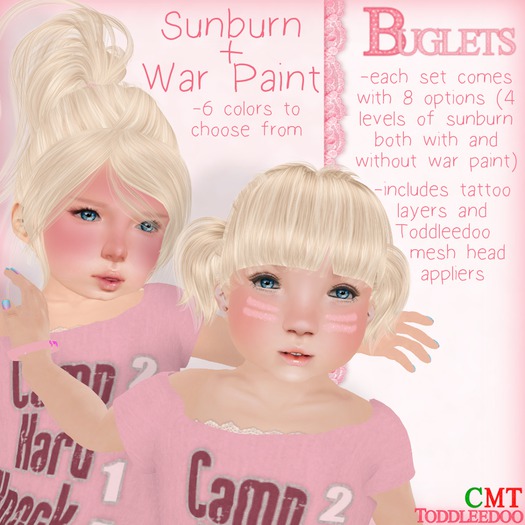 ~*Buglets*~ Sunburned Face - Peach
