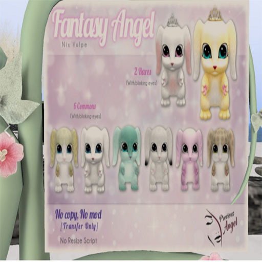 ::. Precious Angel .:: Fantasy Angel - Nix Vulpe - Silver RARE 