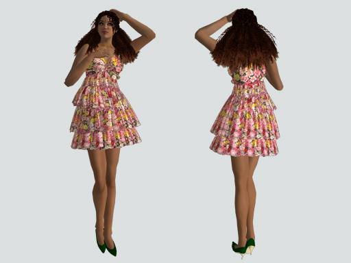 " A la Folie" Liberty rose