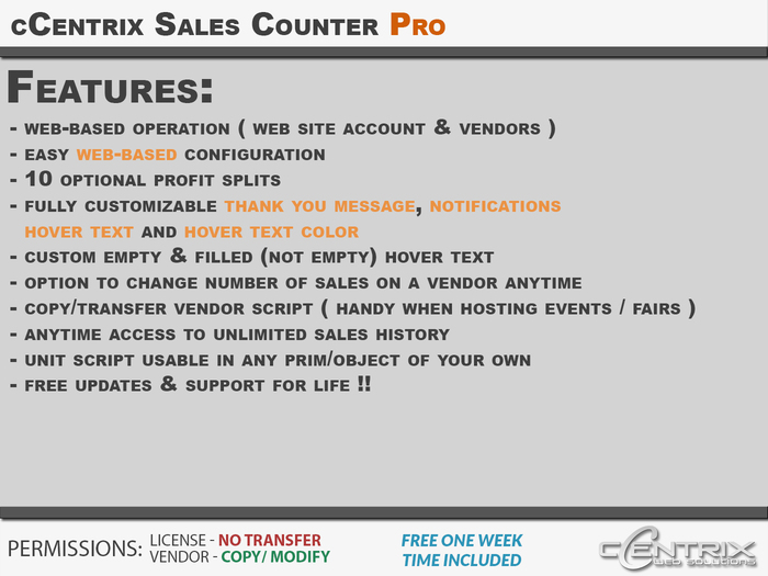 cCentrix Sales Counter Pro 1.0v (Unpack & Rez)