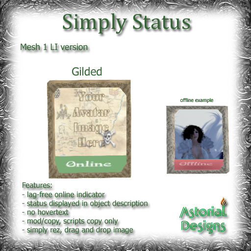 *AD* Simply Status - Mesh - Gilded