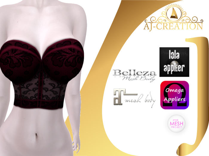 AJ - black tank top with lola aplier