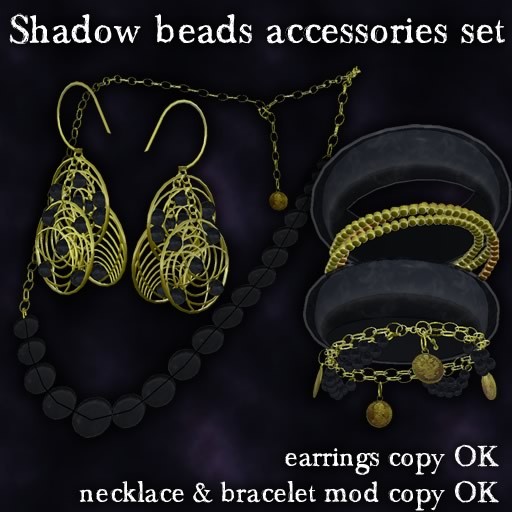 Shadow beads accessories set