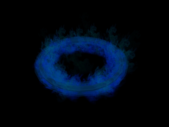 Blue Fire Halo