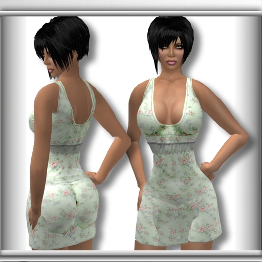 Flower & Stone Green Sundress
