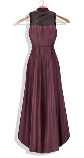 [MotiAme] Evening Dress - Plum