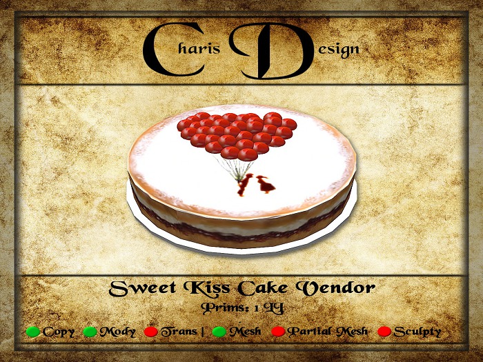 .:CD:. Sweet Kiss Cake Vendor