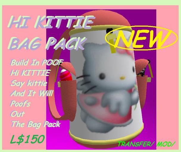 Hi Kittie Bag PAck BOXET