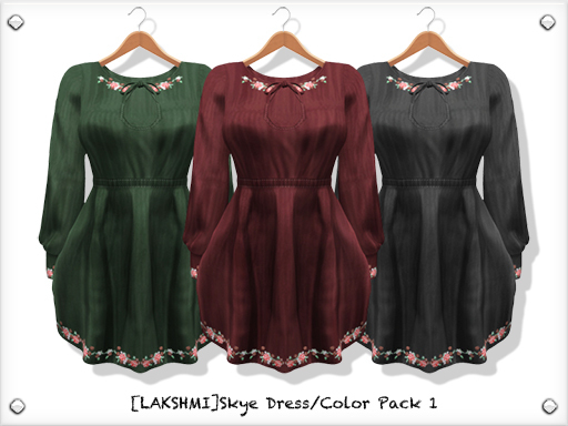 [LAKSHMI]Skye Dress/Color Pack 1