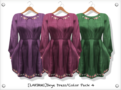 [LAKSHMI]Skye Dress/Color Pack 4