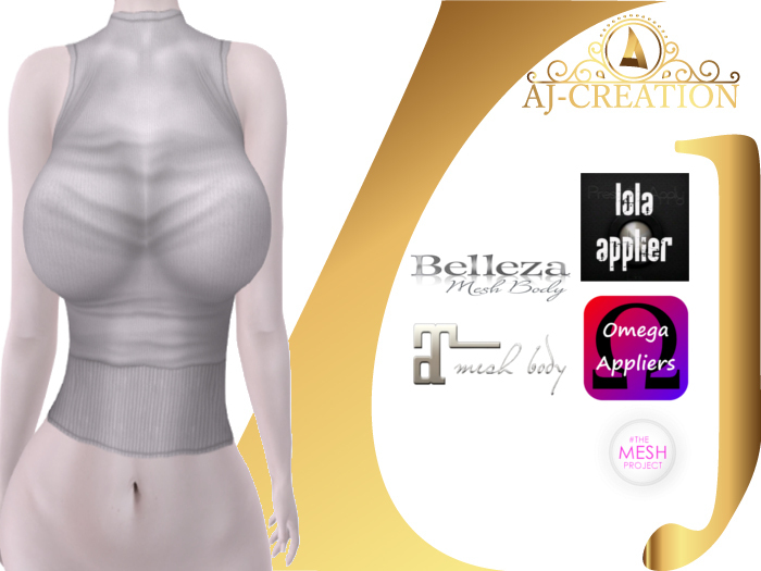 AJ - black tank top with lola aplier