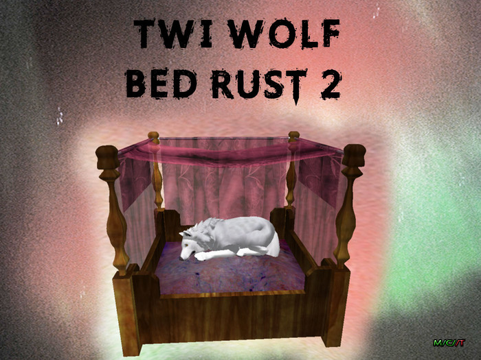 TWI wolf mesh bed  rust 2