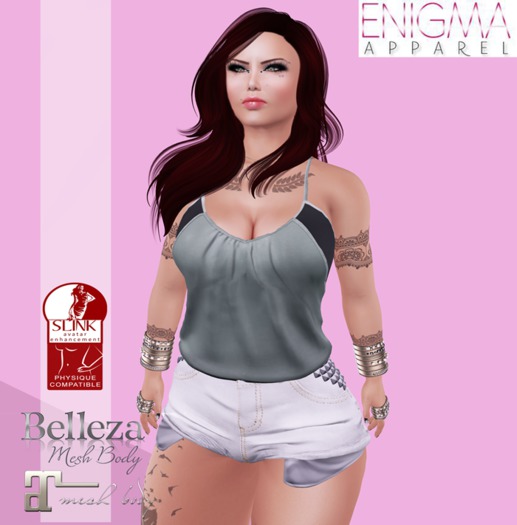 [EN] Tank Top Sports Moss  :: Mesh::
