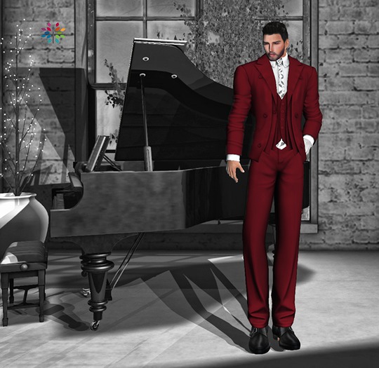 *NEW* PRISM for MEN Miles red suit (boxed)