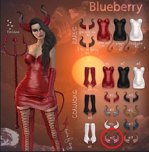 18. Blueberry / COMMON / Devil Horns - Candy