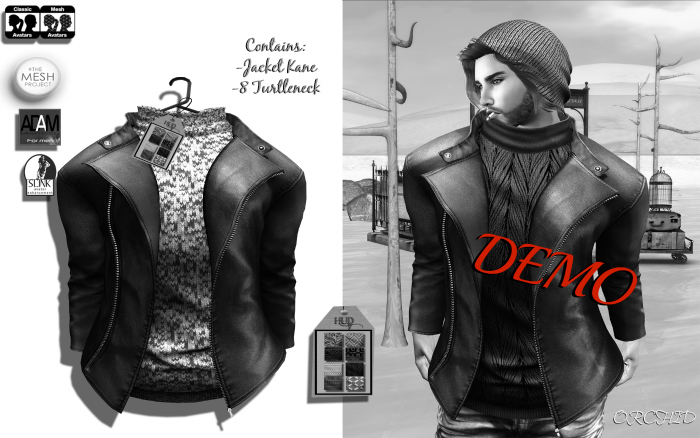 DEMO_Jacket Kane (With Turtleneck)