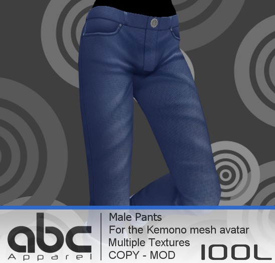 .::ABC::. - Male Pants - For Kemono avatar