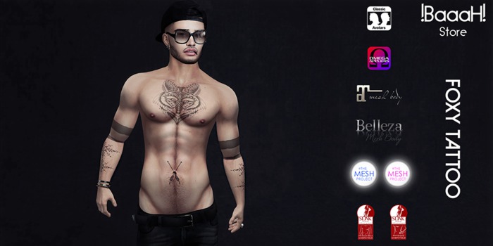 !BaaaH! Store - Foxy Tattoo (Wear Me)