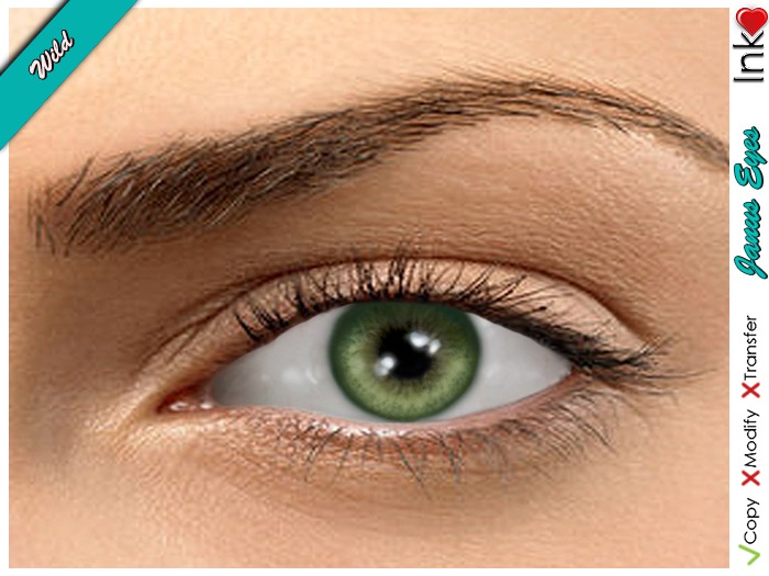 * Inkheart * - Janus Eyes - Wild (3 Sizes Mesh+Sys)