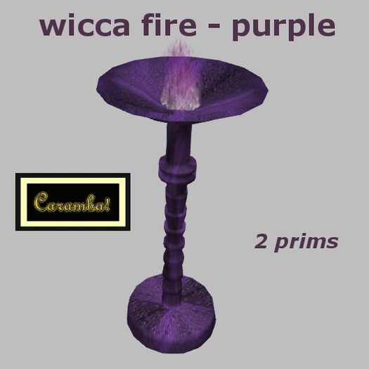 wicca fire - purple