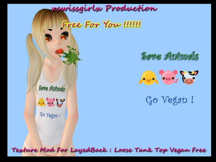 Texture Mod for LayedBack : Loose Tank Top Vegan Free
