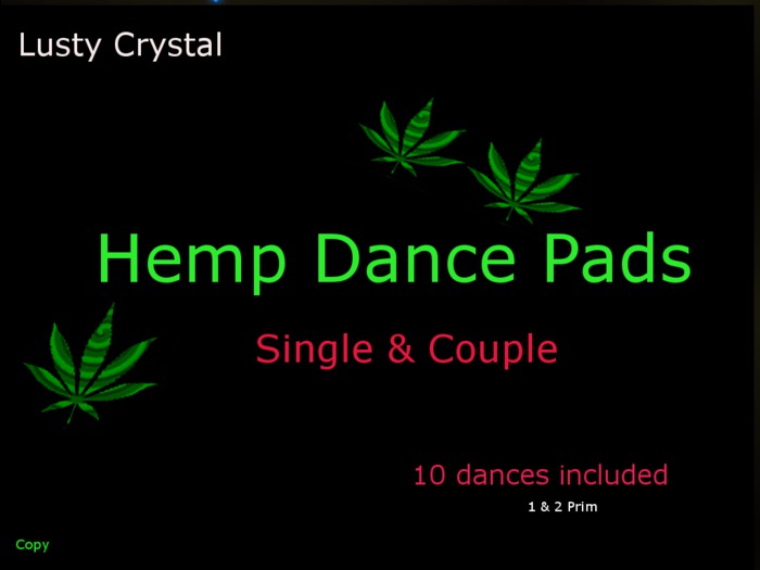 Hemp Dance Pads BOXED