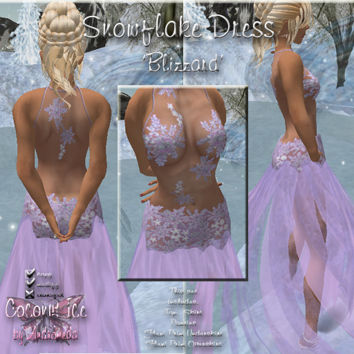 Snowflake Dress ~ Blizzard (boxed)