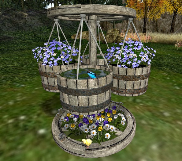 CJ Anna Gardenplanter Spring with Chicken