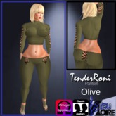 {BN} Tender Roni Outfit - Olive