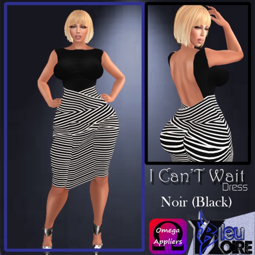 {BN} I Can't Wait Dress - Noir (Black)