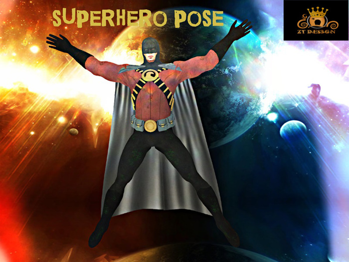 ZT superhero pose