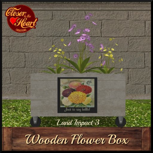Wooden Flower Box***