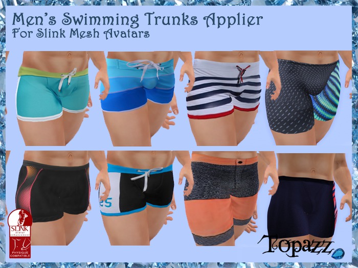 Men's Slink Physique Swimming trunks Applier