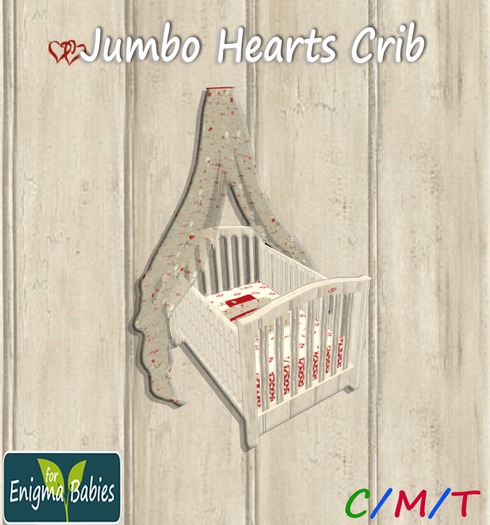 LLB-Jumbo Hearts Crib