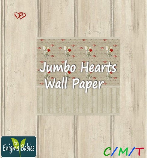 LLB-Jumbo Hearts Wall Paper