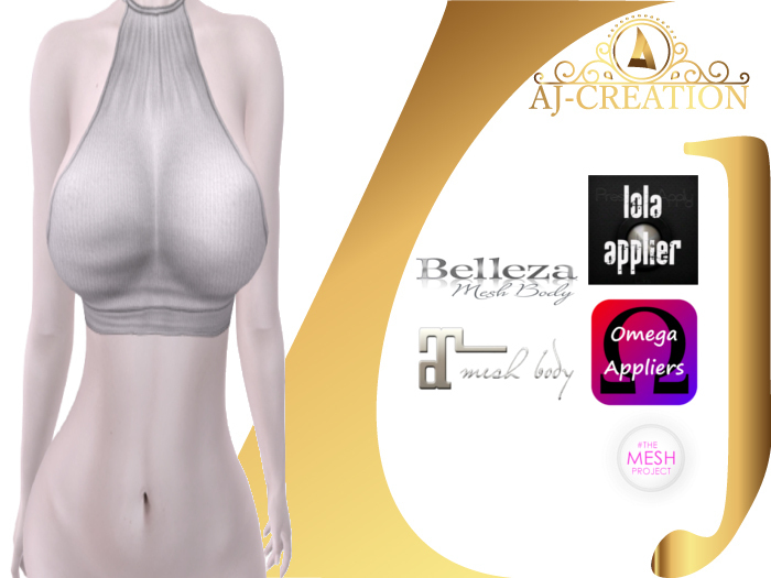 AJ - black tank top with lola aplier