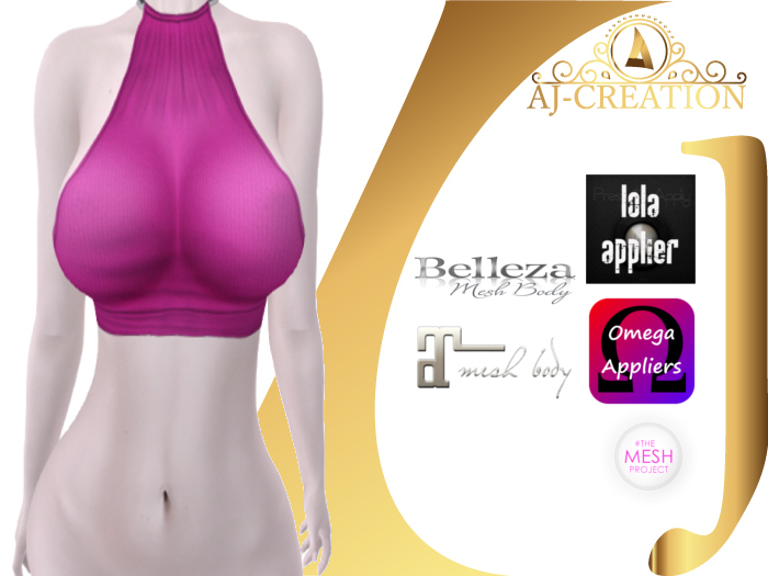 AJ - black tank top with lola aplier