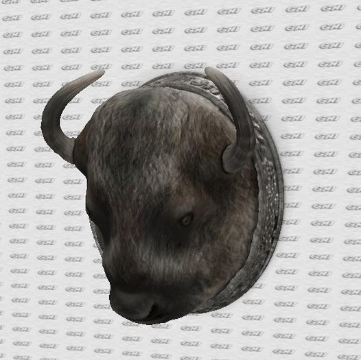 Apple Fall Buffalo Taxidermy