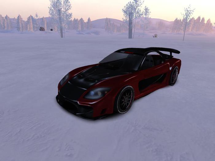 Pro Street Cars 4-RX Red/Black Hardtop Edition