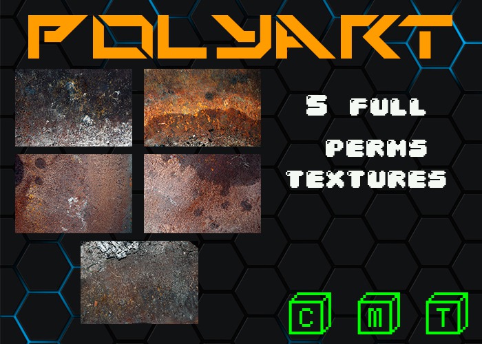 polyart-rust textures