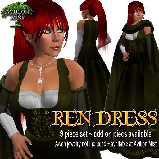 Avilion Mist - Ren Dress set -Celtic 3