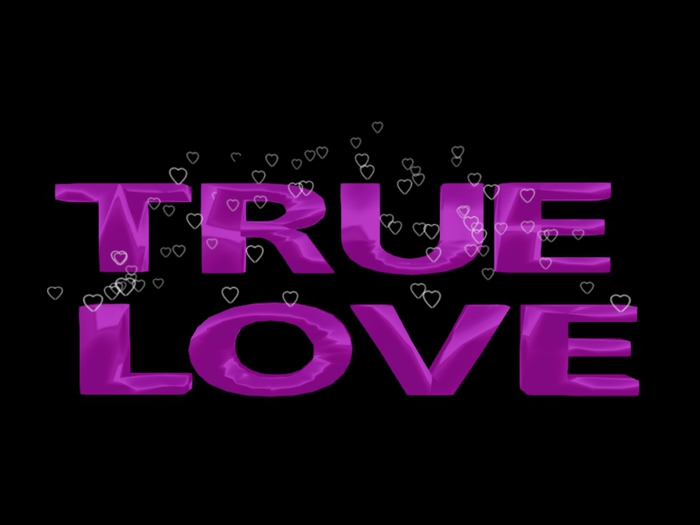 letrero true love