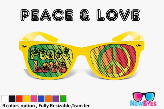 New Eyes Peace and Love